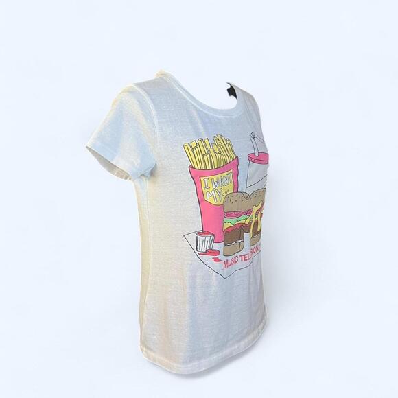 MTV burger and fries graphic tee Size Large - Picture 3 of 6